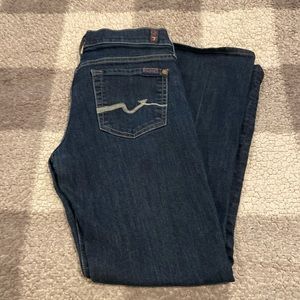 7 for all mankind bootcut jeans size 28